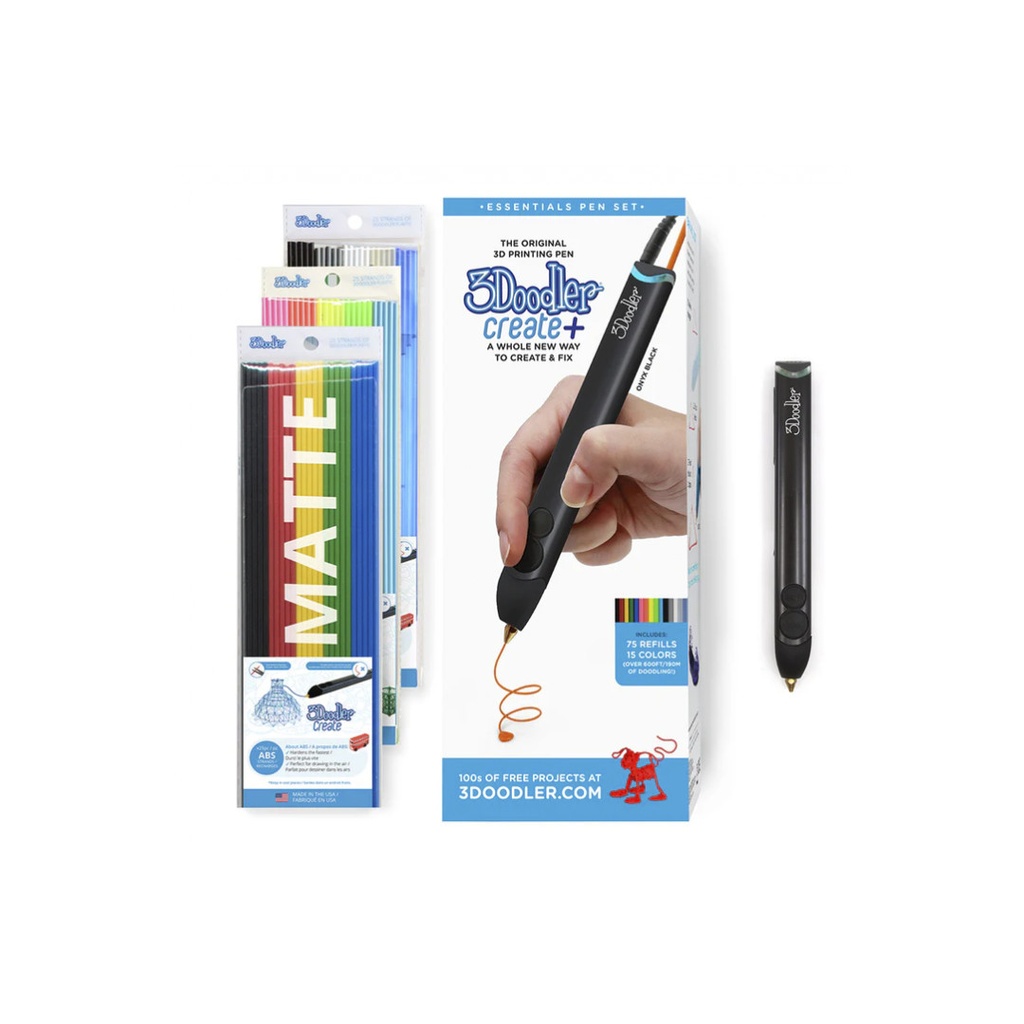 Lápiz 3D 3Doodler Pack «Create+ Essential Pen» STEAM