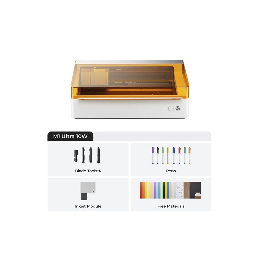 Kit avanzado xTool M1 Ultra 10 W: la primera máquina de manualidades 4 en 1 del mundo