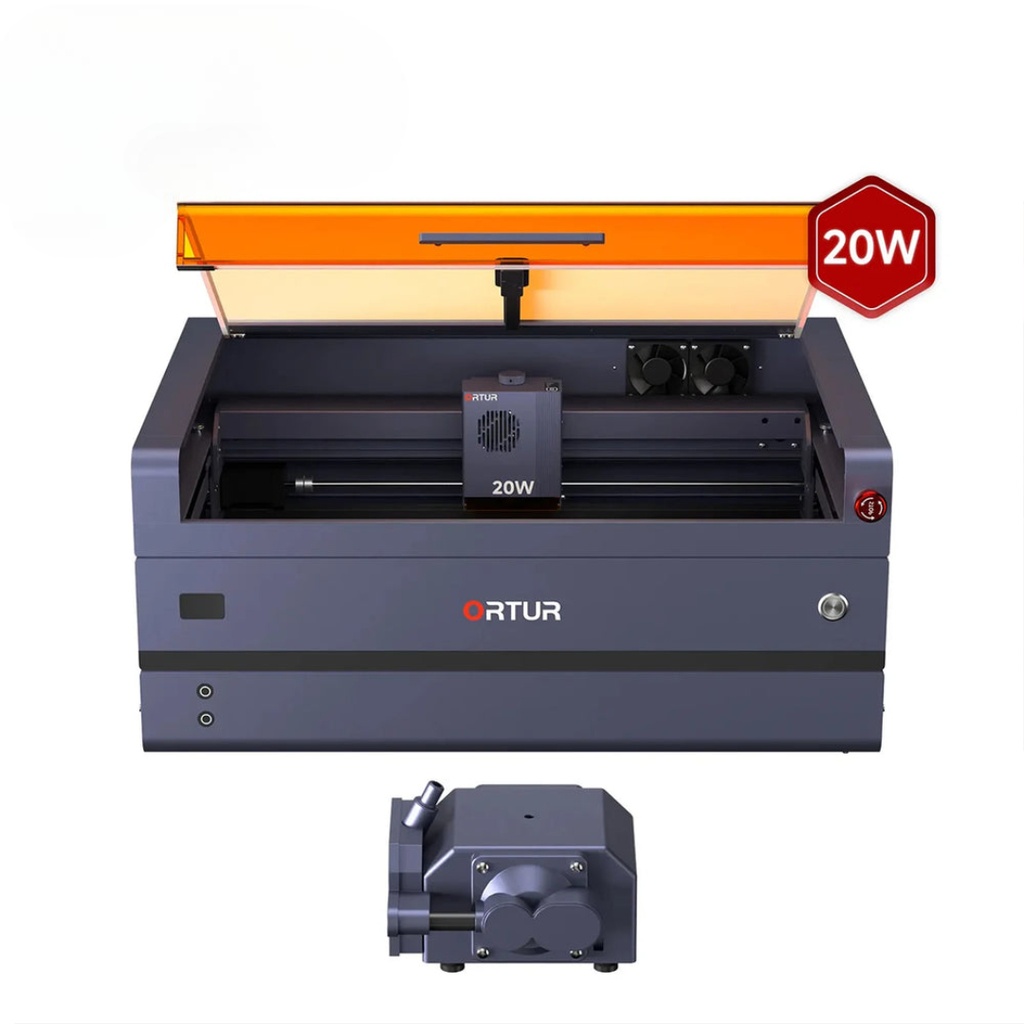 Grabadora láser con carcasa Ortur H20 de 20 W