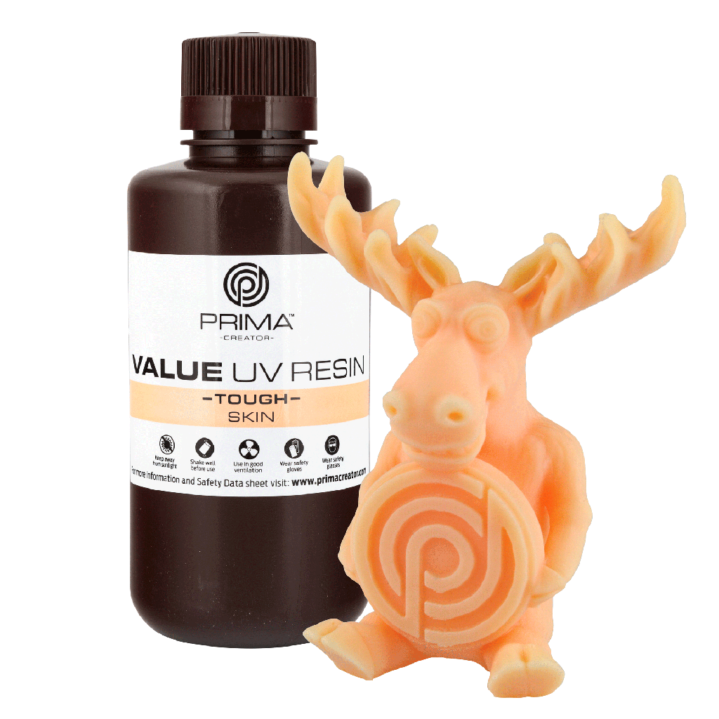 PrimaCreator Value Tough UV Resin (ABS Like) - 500 g - Skin