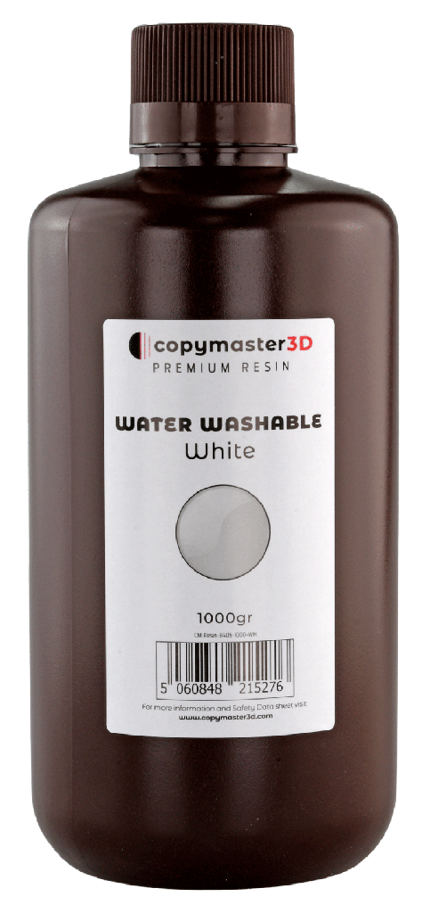 Copymaster3D Resina UV lavable con agua - 1000 ml - Blanco