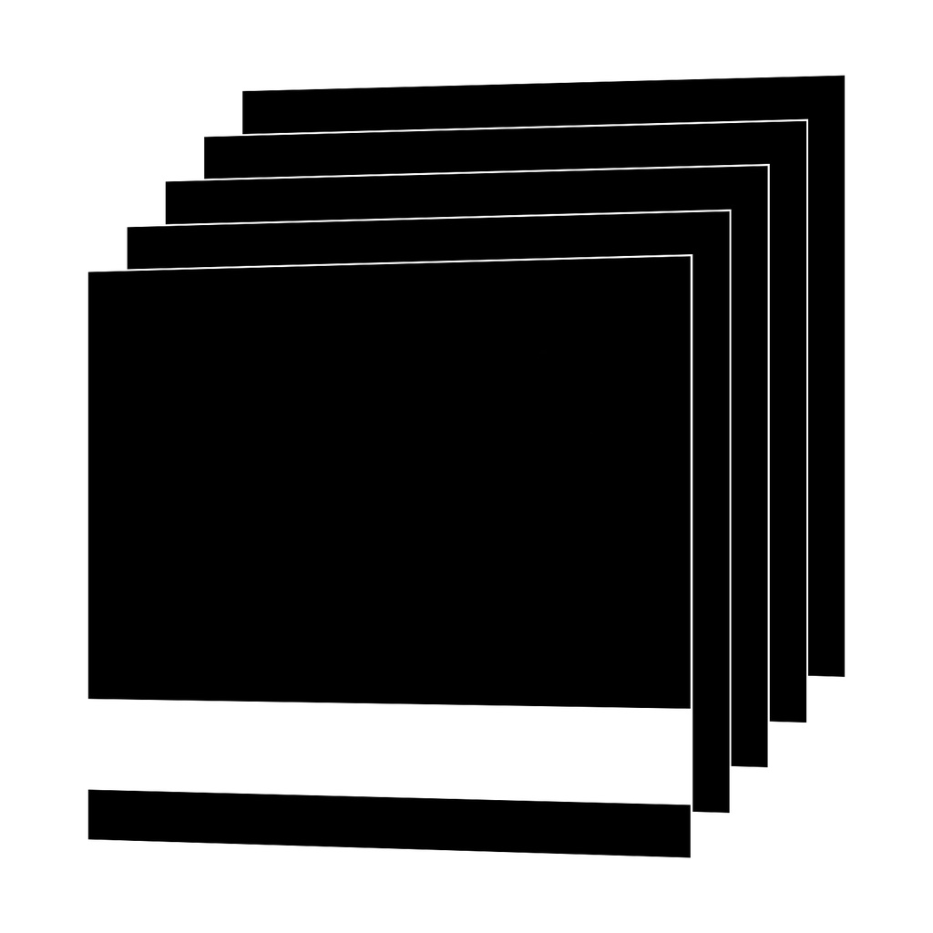xTool 1,3mm Laser Engraving Two-Tone Plastic Sheet (5pcs)
