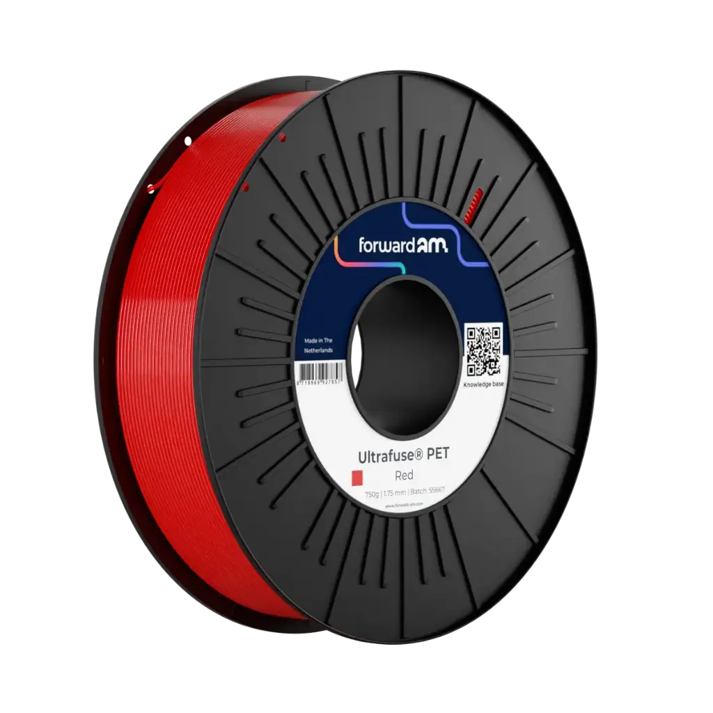 Forward AM Ultrafuse PET - Filamento para impresión 3D - 1,75 mm (750g) – Rojo