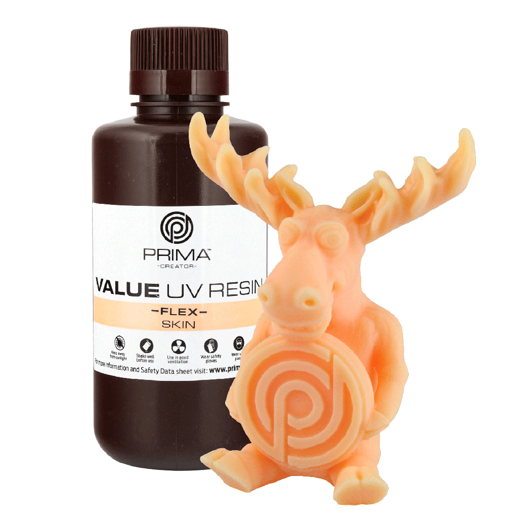 PrimaCreator Value Flex UV Resin - 500 g - Skin