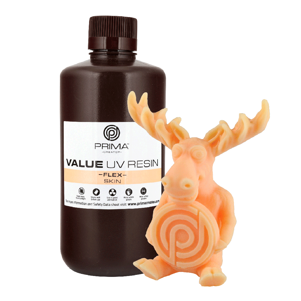 PrimaCreator Value Flex UV Resin - 1 kg - Skin
