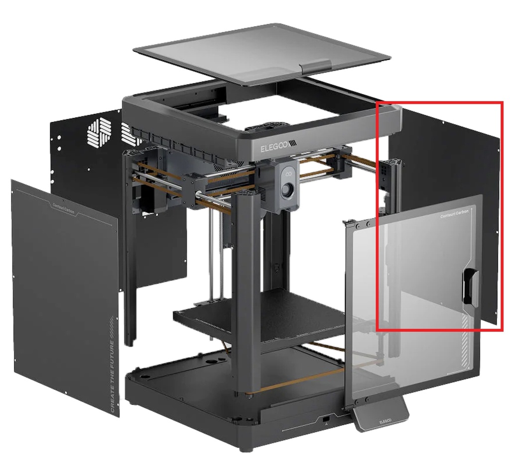 Elegoo Centauri Carbon Right Sealing Plate