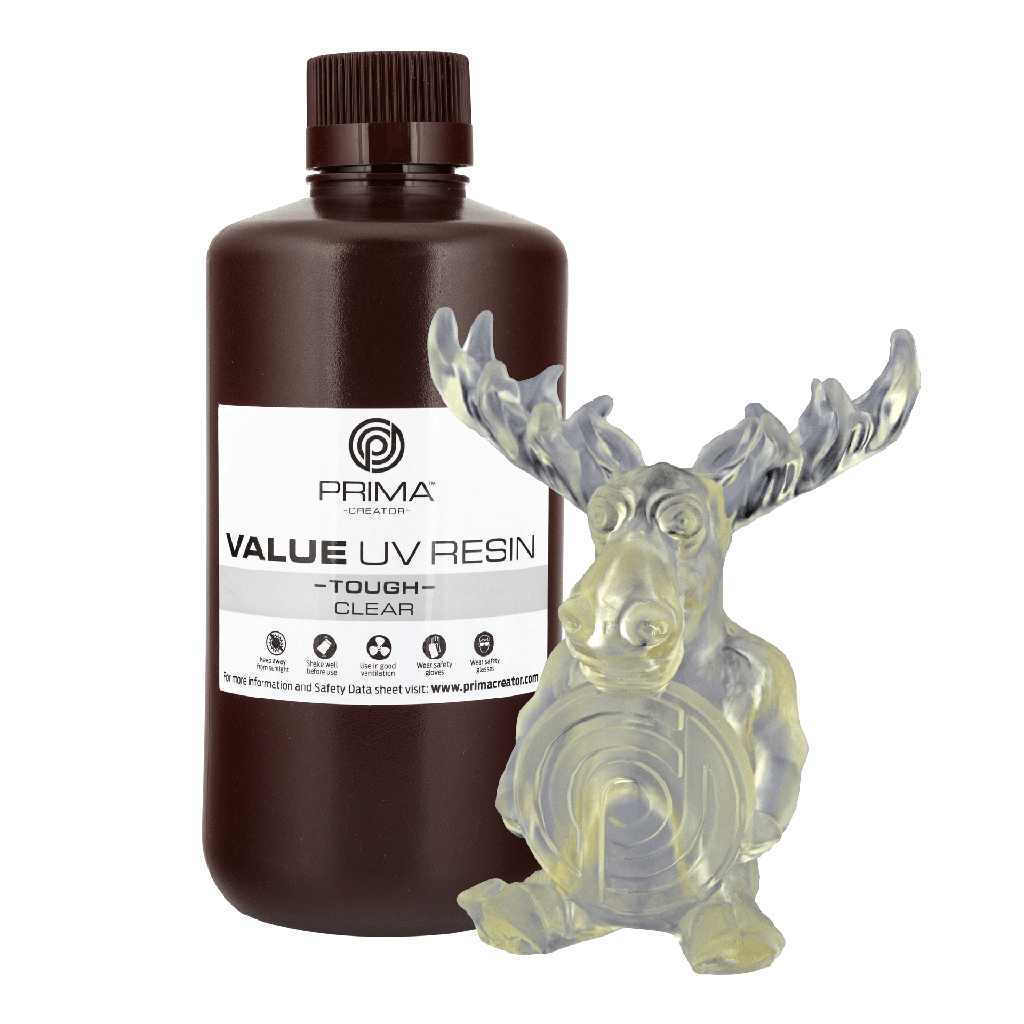 PrimaCreator Value Tough UV Resin (ABS Like) - 1 kg - Clear