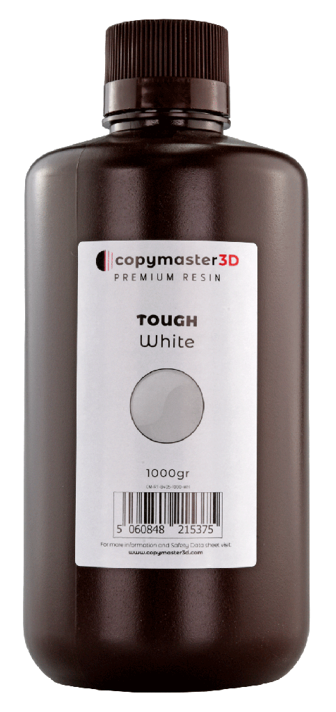 Copymaster3D Tough UV ABS Like  Resin - 1 kg - White