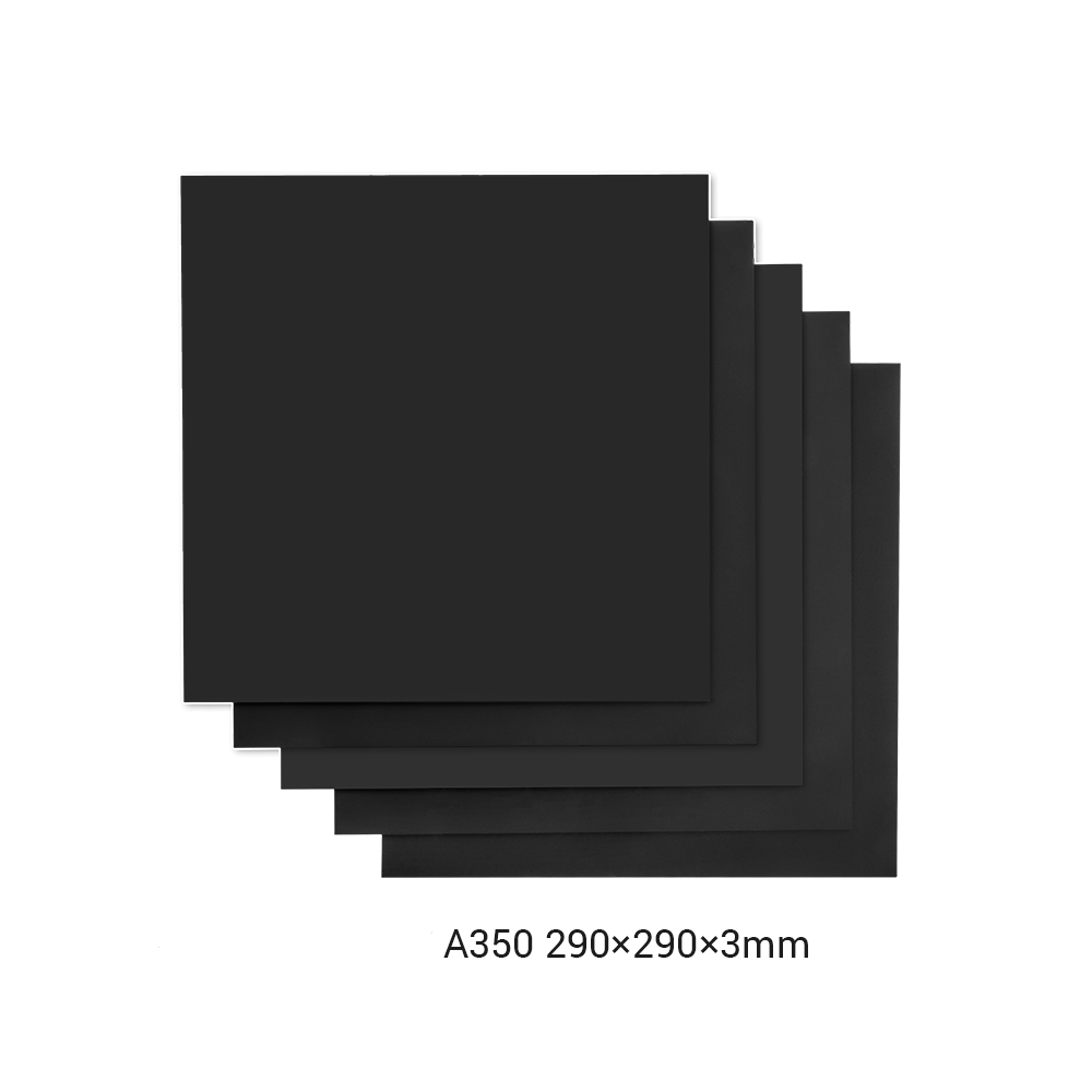 Placa Frosted Acrylic Sheet for Snapmaker 2.0 / 290 × 290 × 3mm / 5-Pack