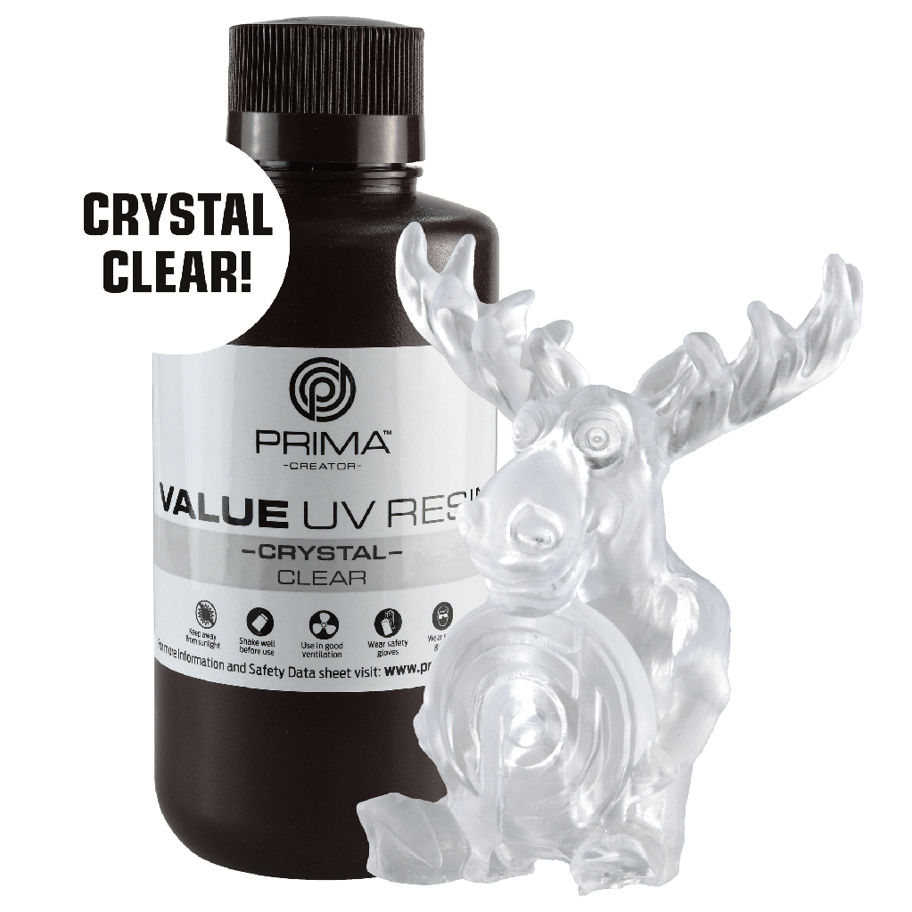 PrimaCreator Value Crystal UV Resin - 500 g - Clear