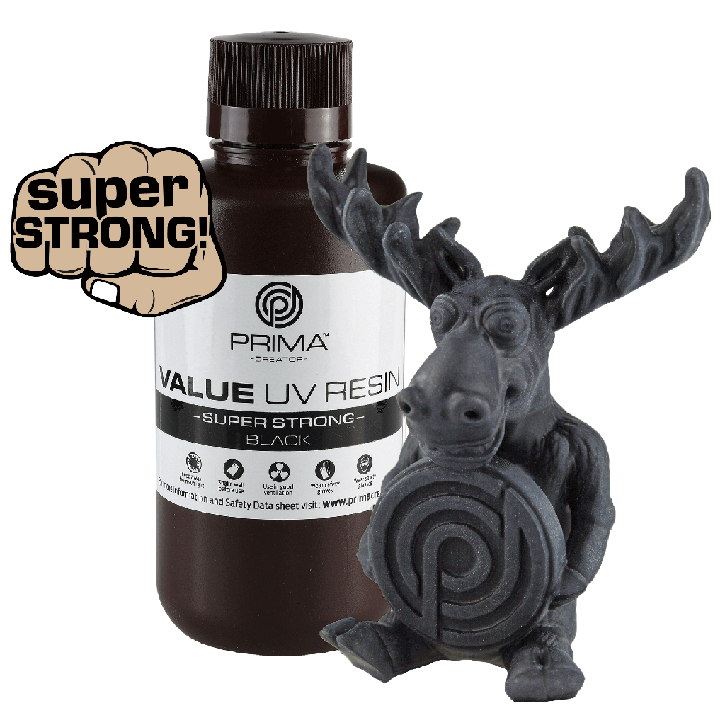 PrimaCreator Super Strong UV Resin - 500 g - Black