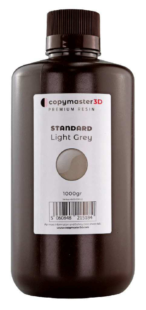 Copymaster3D Standard UV Resin - 1 kg - Light Grey