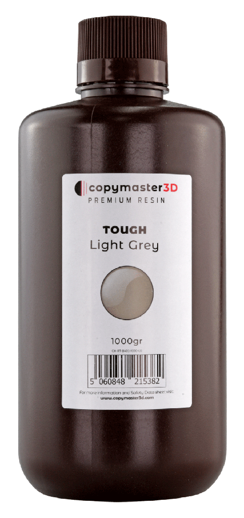 Copymaster3D Tough UV ABS Like  Resin - 1 kg - Light Grey