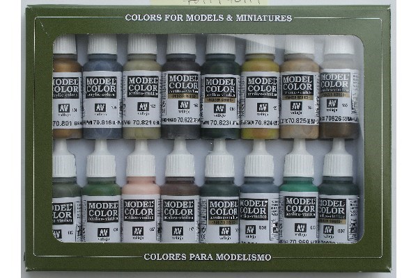 Vallejo Acrylic Model Color Set German WWII Camo (16)