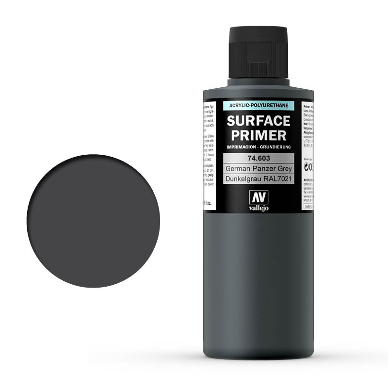 Vallejo Acrylic Primer German Panzer Grey 60 ML
