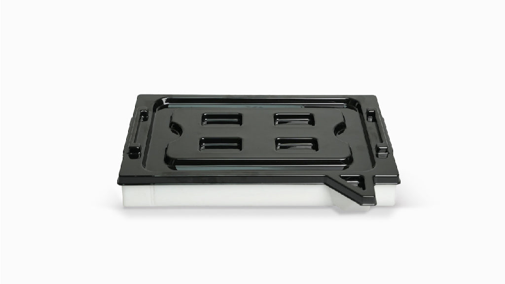 Depósito de resina Raise3D DF2 con tapa de almacenamiento