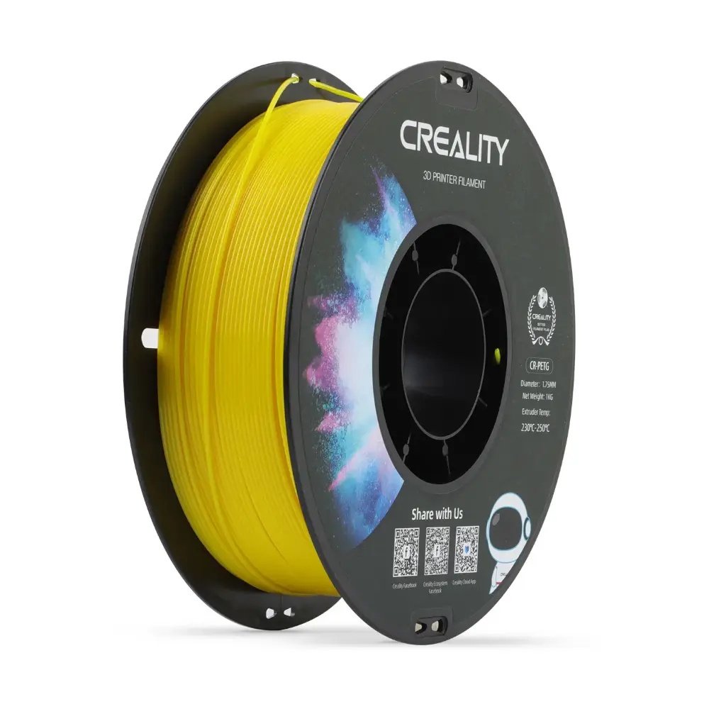 Creality CR-PETG - Filamento para impresión 3D - 1,75mm (1Kg) - Amarillo