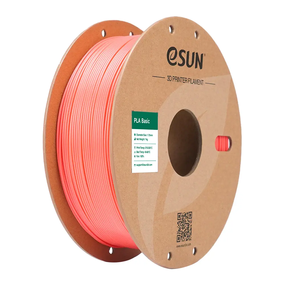 eSUN PLA-Basic - Filamento para impresión 3D – 1,75mm (1Kg) – Rosa