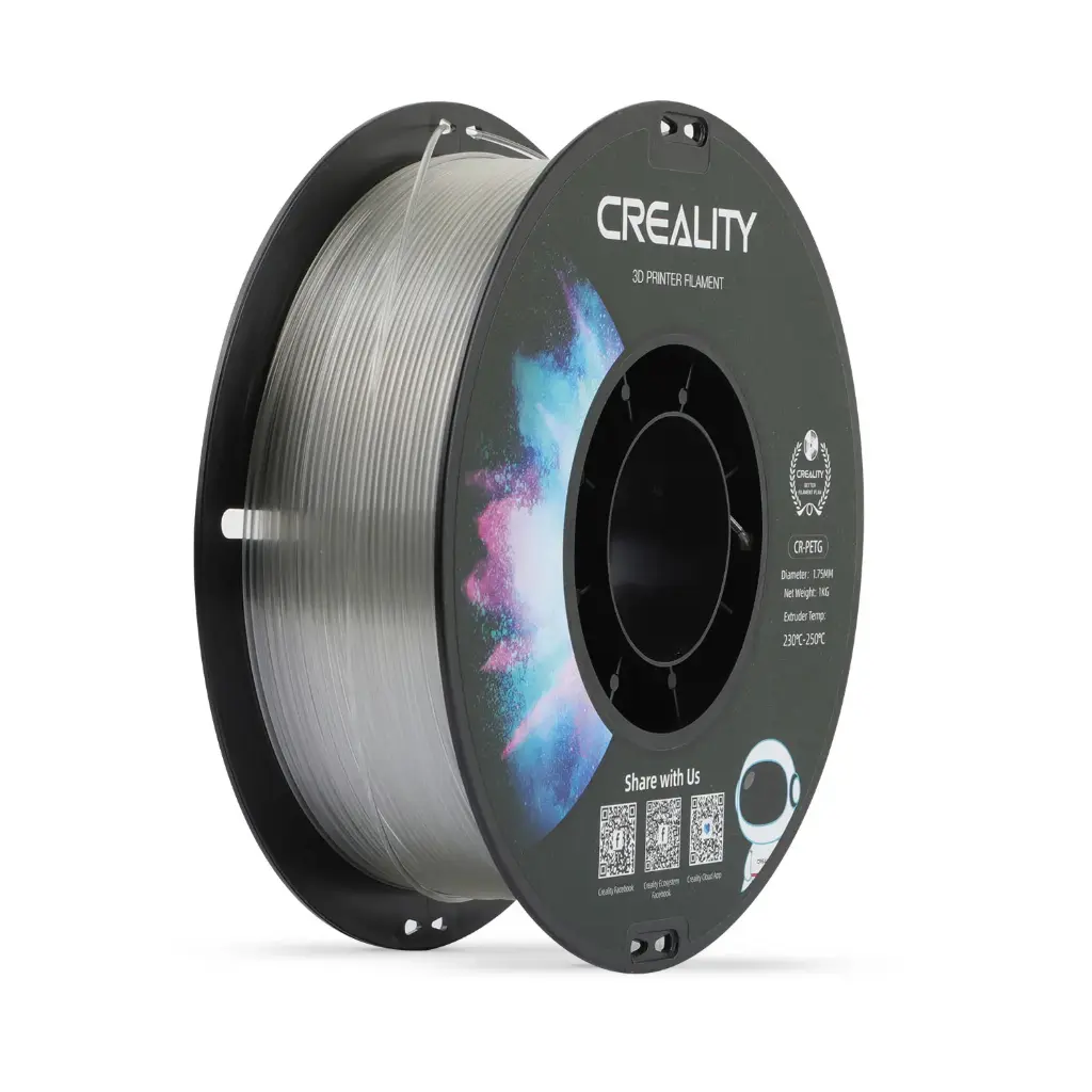 Creality CR-PETG - 3D printing filament - 1.75mm (1Kg) - Transparent