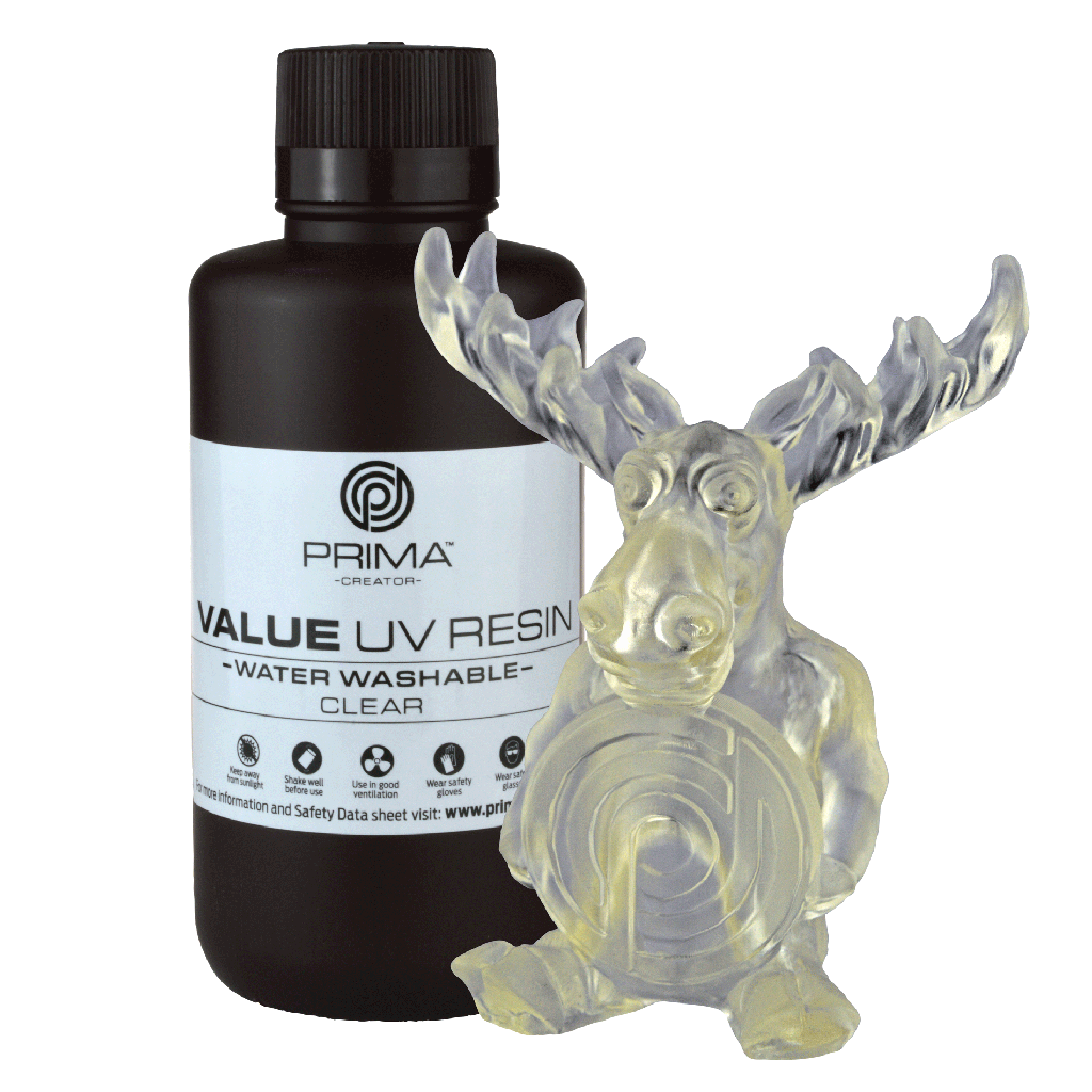 PrimaCreator Value UV / DLP Resin - 500 g - Clear