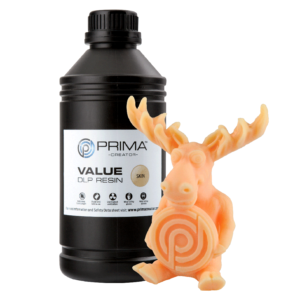 PrimaCreator Value UV / DLP Resin - 1 kg - Skin