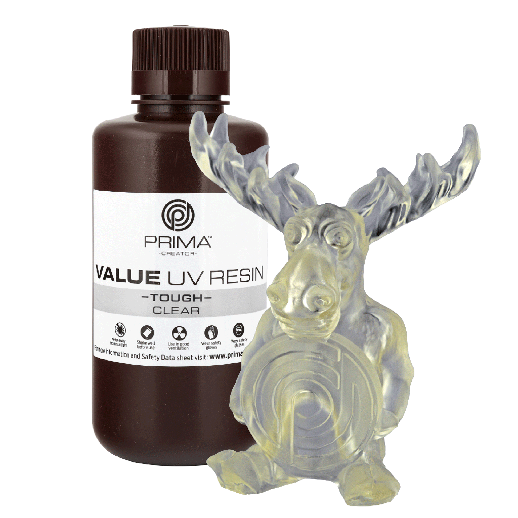PrimaCreator Value Tough UV Resin (ABS Like) - 500 g - Clear