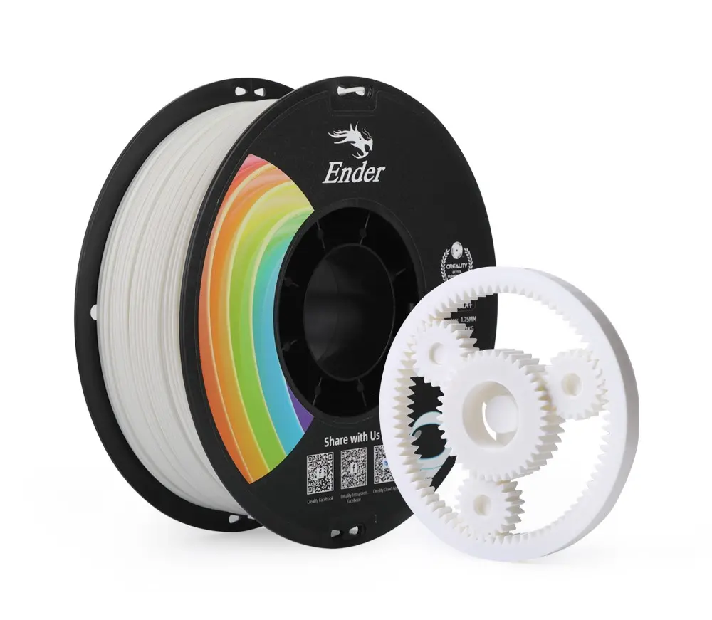 Creality Ender-PLA+ - Filamento para impresión 3D - 1,75mm (1Kg) - Blanco