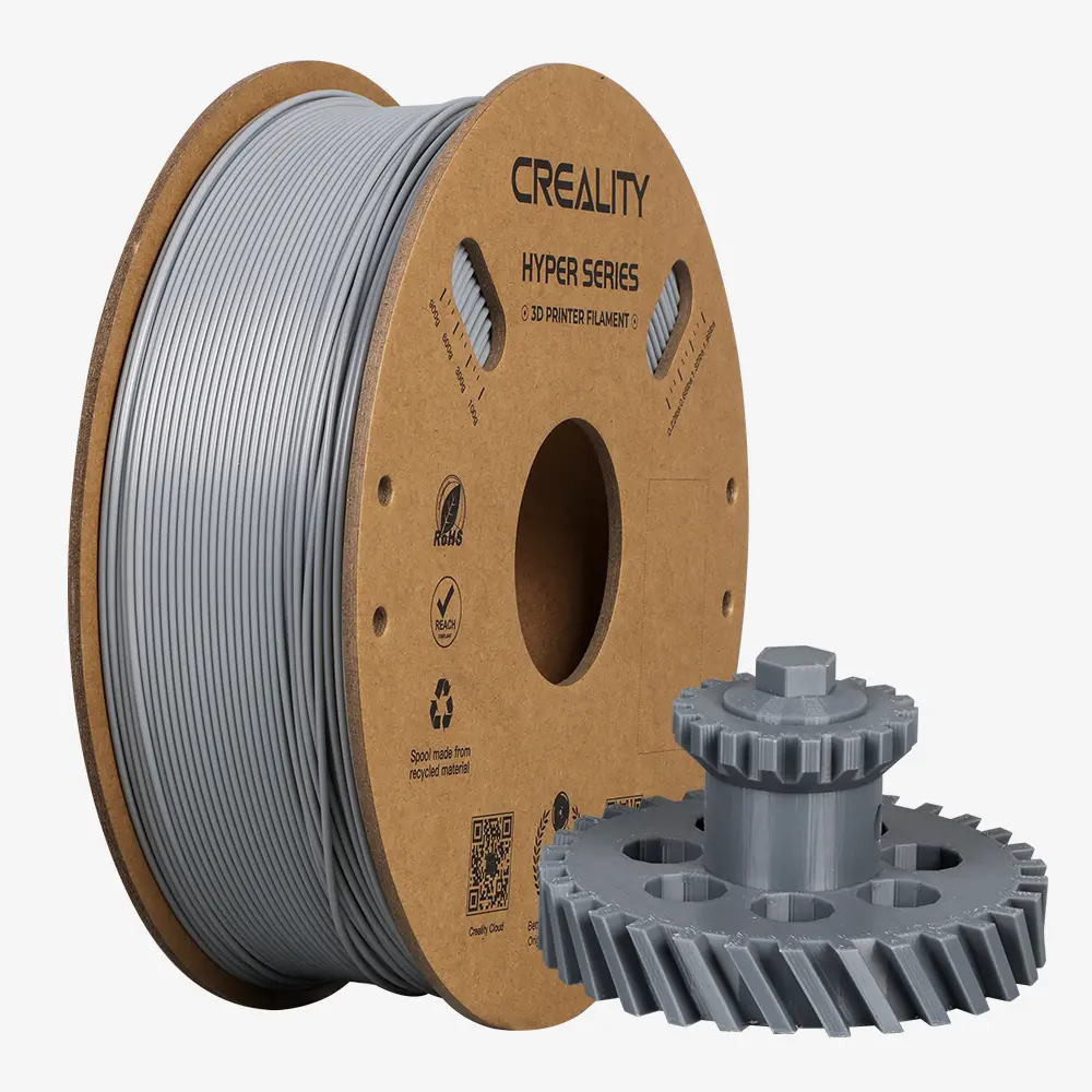 Creality Hyper ABS - Filamento para impresión 3D - 1,75mm (1Kg) - Gris
