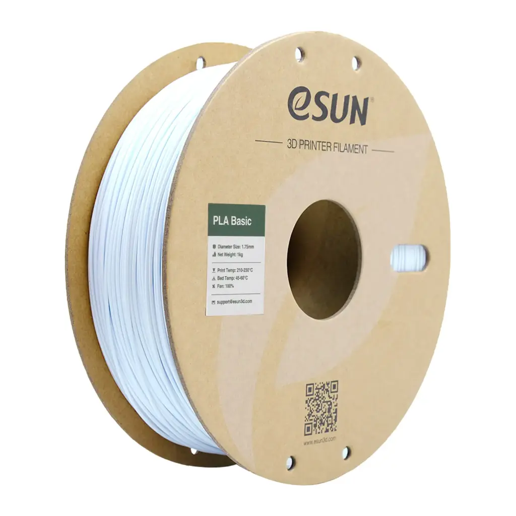 eSUN PLA-Basic - 3D printing filament – 1.75mm (1Kg) - Cold White
