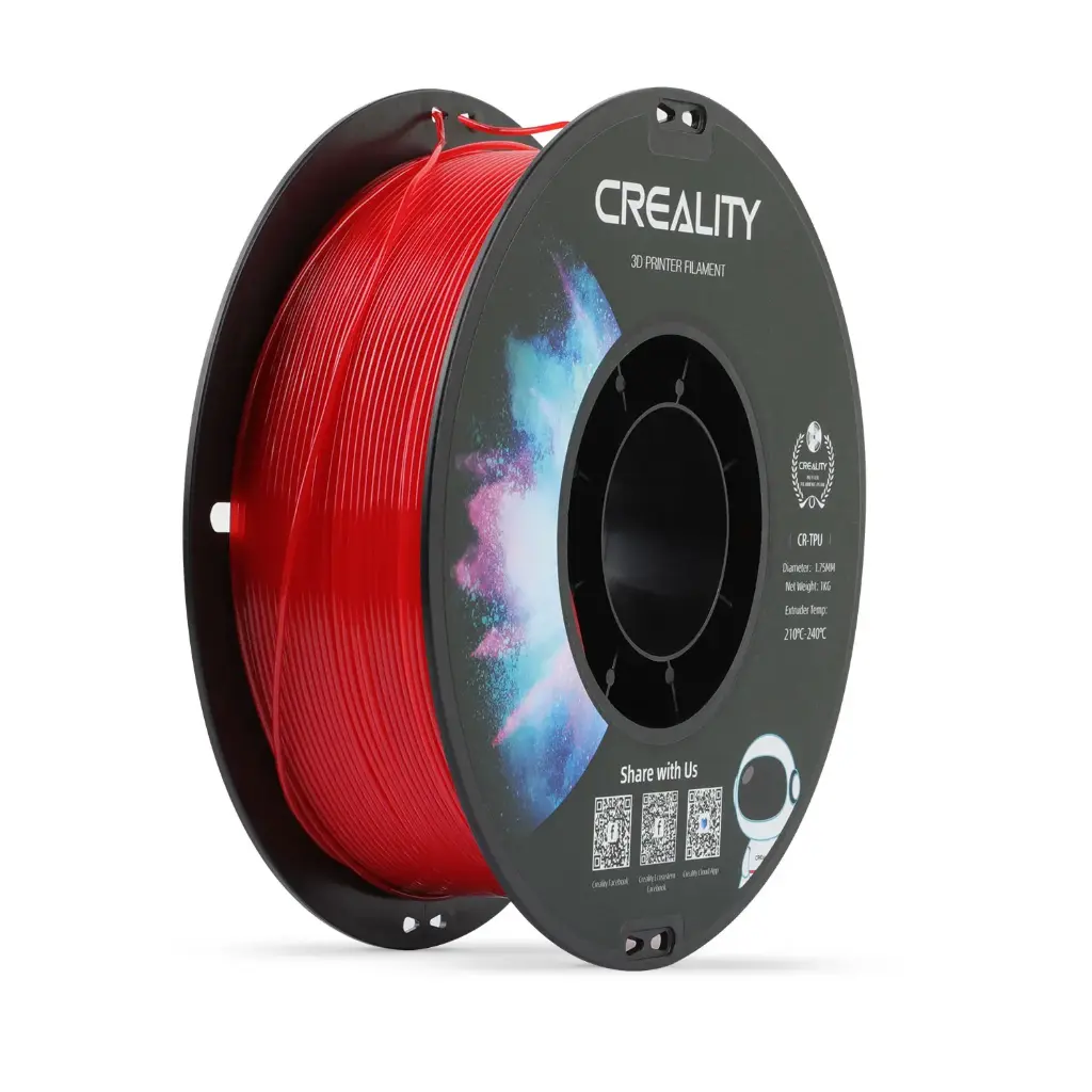 Creality CR-TPU - Filamento para impresión 3D - 1,75mm (1Kg) - Rojo