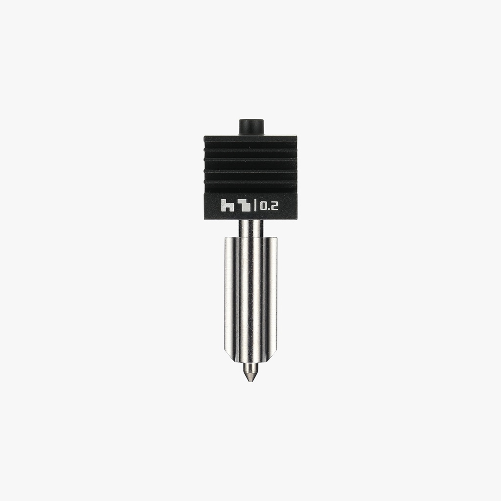 Hotend de Bambu Lab con boquilla de acero inoxidable