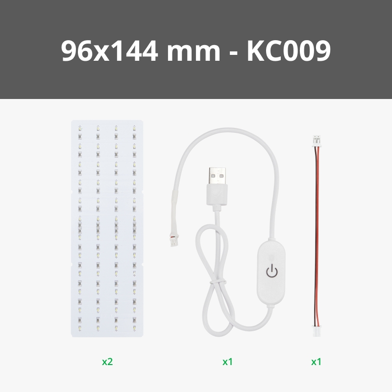 Bambu Lab Lithophane LED Backlight Board Kit (2PCS)