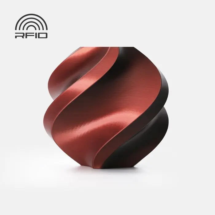 Bambu Lab PLA Silk Multi-Colour – 3D printing filament – 1.75 mm (1 kg) – Velvet Eclipse (black and red)