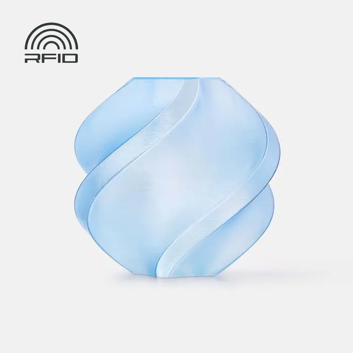 Bambu Lab PETG Translucent - 3D printing filament - 1.75mm (1Kg) – Blue claro translúcido