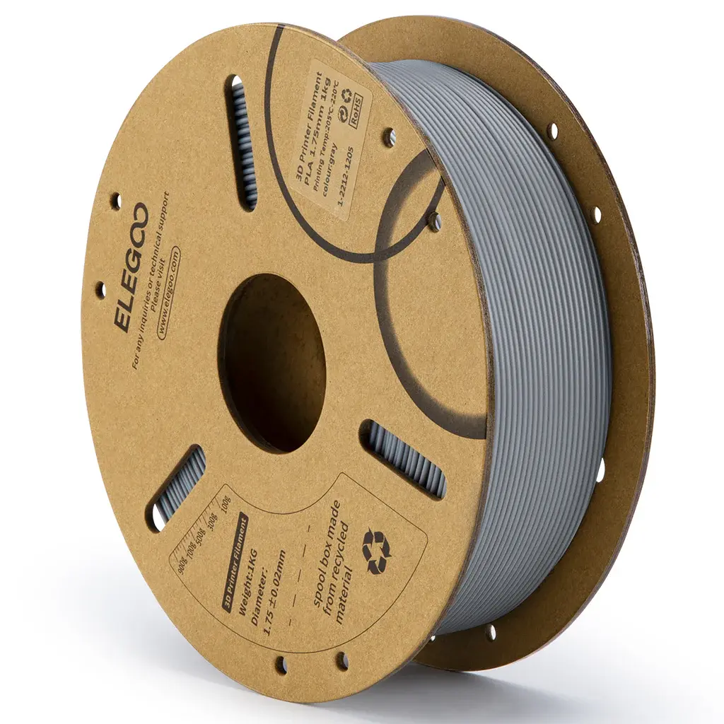 ELEGOO PLA - 3D printing filament – 1.75mm (1Kg) - Grey