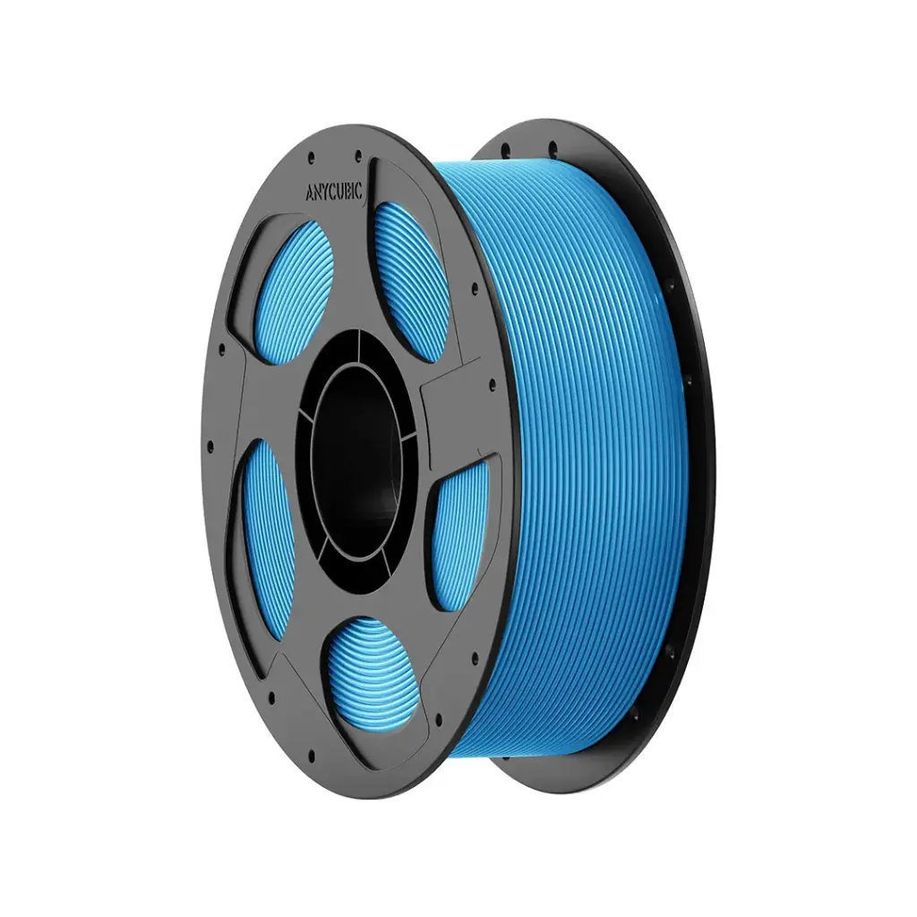 Anycubic PLA Basic RFID - Filamento para impresión 3D - 1,75mm (1Kg) – Azul Cyan