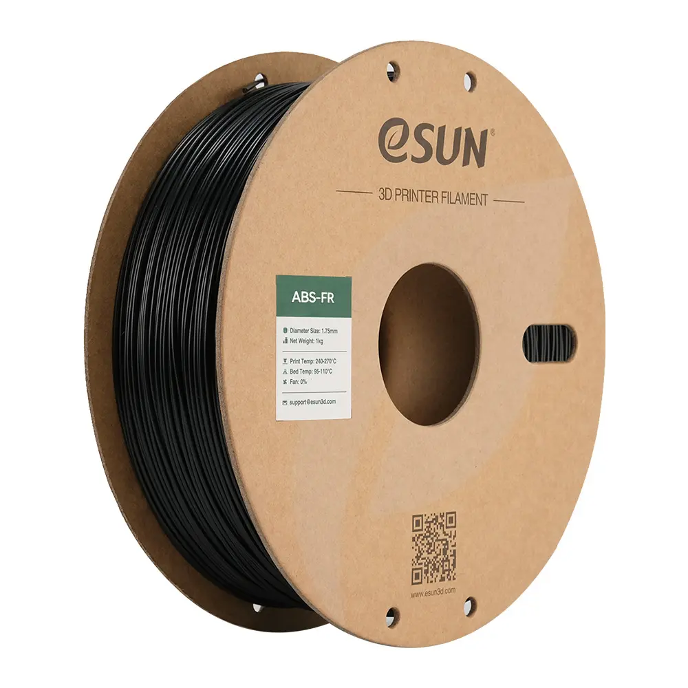 eSUN ABS-FR - Filamento para impresión 3D – 1,75mm (1 Kg) – Negro