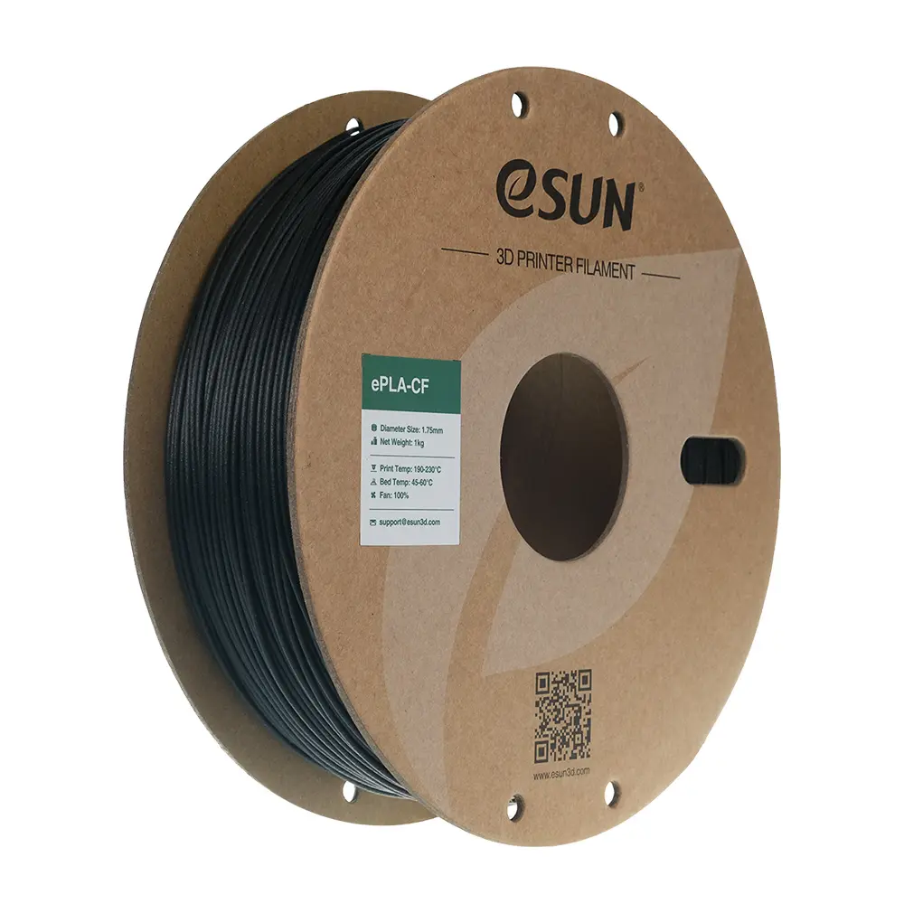 eSun PLA-CF - 3D printing filament – 1.75mm (1Kg) – Black