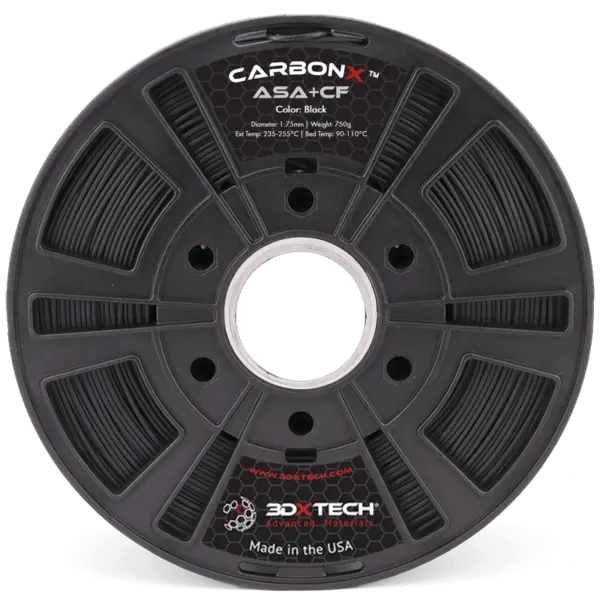 3DXTech CarbonX™ ASA+CF - 3D printing filament - 1.75mm (750g) - Black