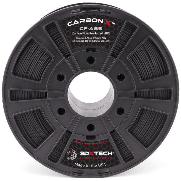 3DXTech CarbonX™ ABS+CF - 3D printing filament - 1.75mm (750g) - Black