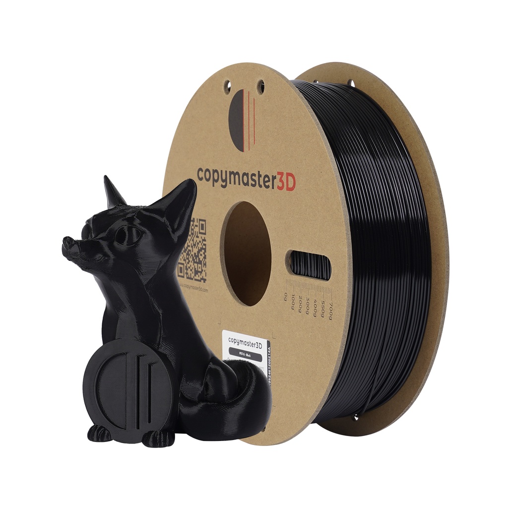 Copymaster3D PETG - 3D printing filament - 1.75mm (1Kg) - Black