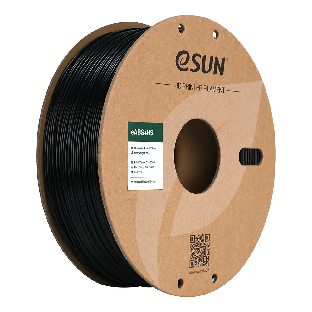 eSun eABS + High Speed - 3D Printing Filament - 1.75 mm (1 kg) - Black