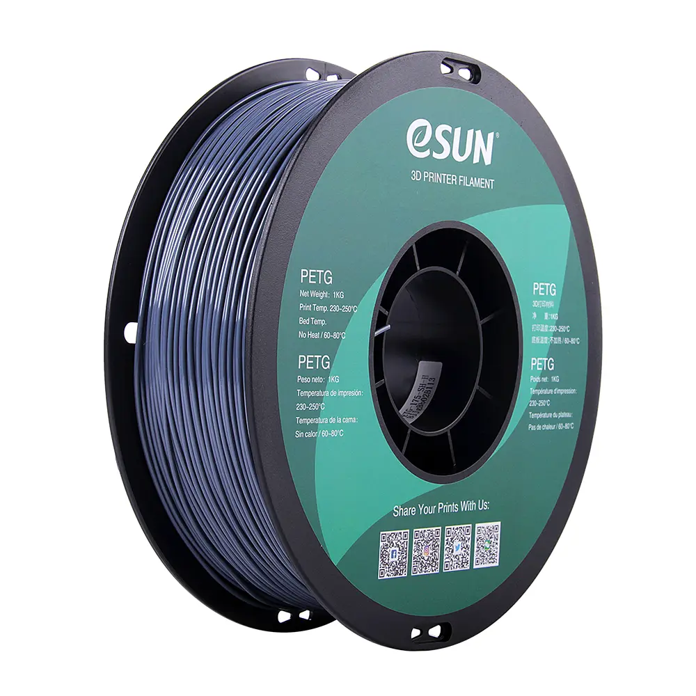 eSun PETG - 3D Printing Filament – 1.75 mm (1 kg) – Gray