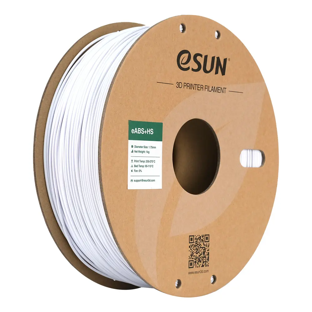 eSun eABS + High Speed - Filamento para impresión 3D - 1,75 mm (1Kg) - Blanco frío