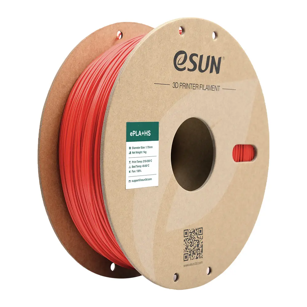 eSun PLA+ High Speed - 3D printing filament – 1.75mm (1Kg) – Red
