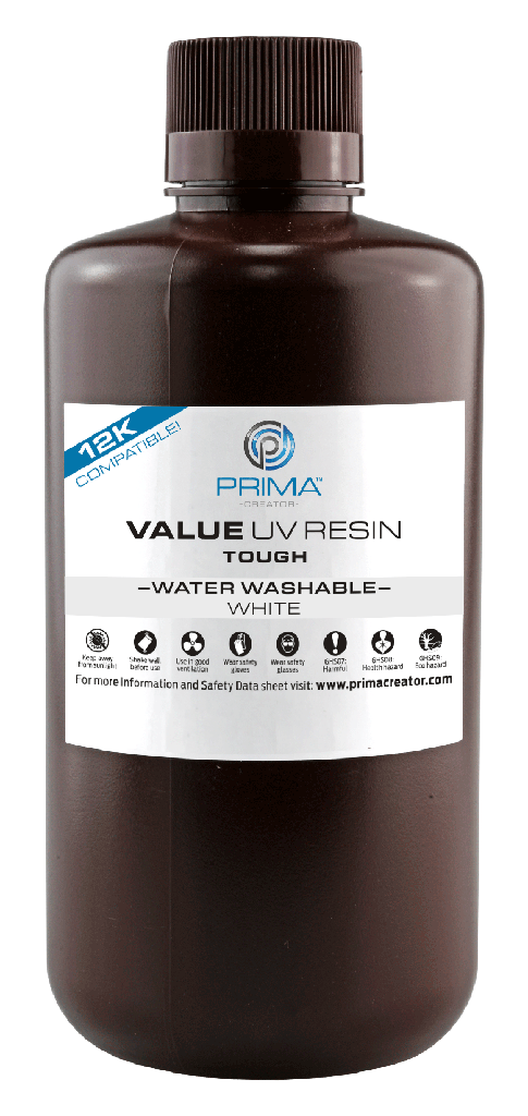 PrimaCreator Value Tough (ABS Like) Water Washable UV Resin - 1kg