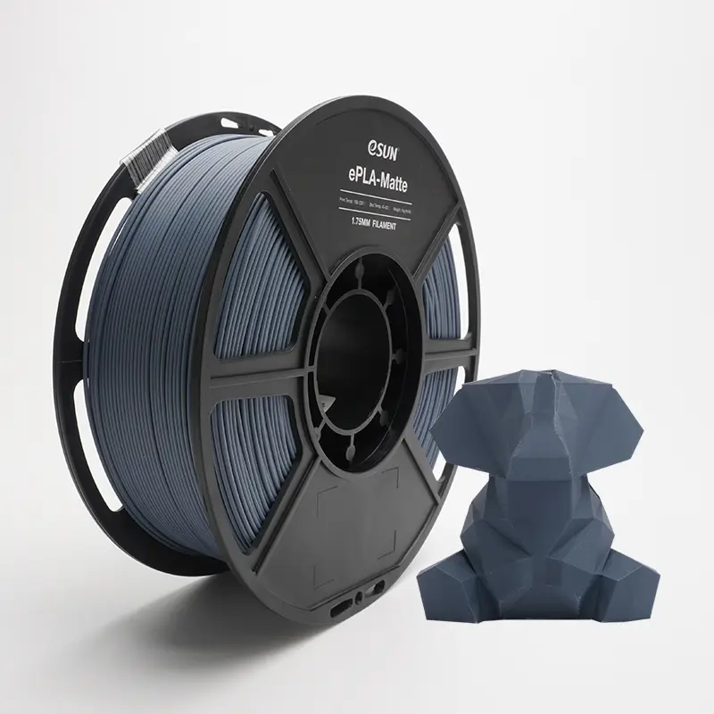 eSun PLA -Matte - 3D printing filament – 1.75mm (1Kg) - Grey Oscuro