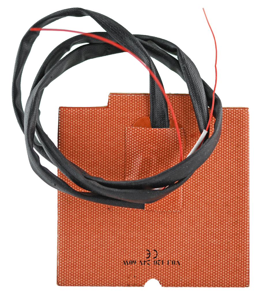 Arlon Silicone Rubber Heater w/ Thermistor - 120x120 mm