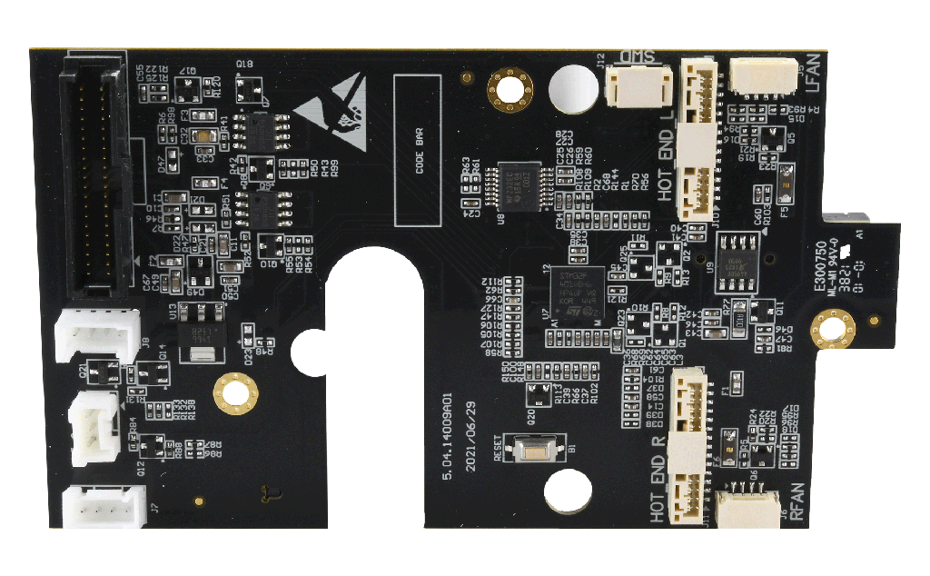 Raise3D Pro3 Extruder Controller Board