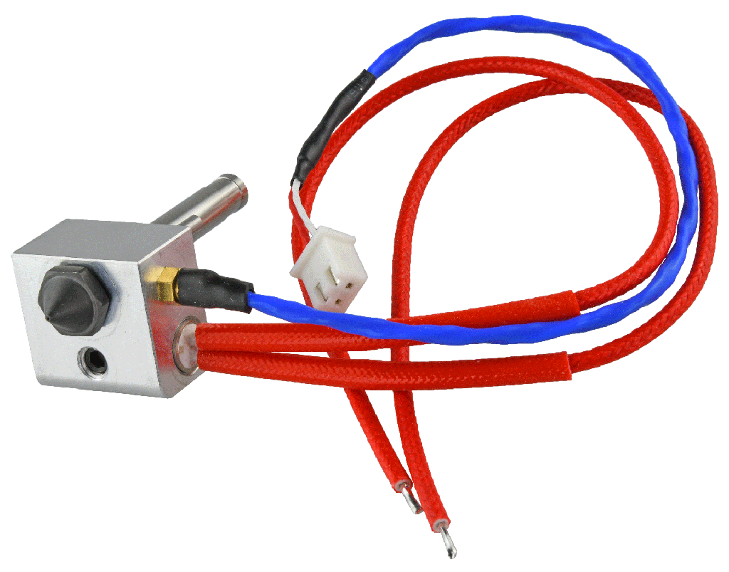 Flashforge Creator 3 Pro Ensamblaje Hot-End Derecho - Acero Endurecido - 0,4 mm
